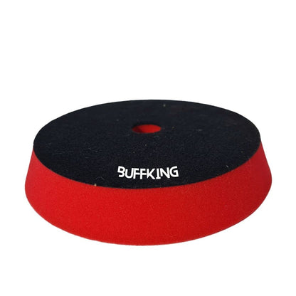 BUFFKING Pro Detailing Foam Pad 7" – RED for Finishing -01 Pc Attached with Polisher Machines