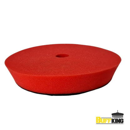 BUFFKING Pro Detailing Foam Pad 7" – RED for Finishing -01 Pc Attached with Polisher Machines