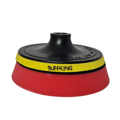 BUFFKING Pro Detailing Foam Pad 7" – RED for Finishing -01 Pc Attached with Polisher Machines