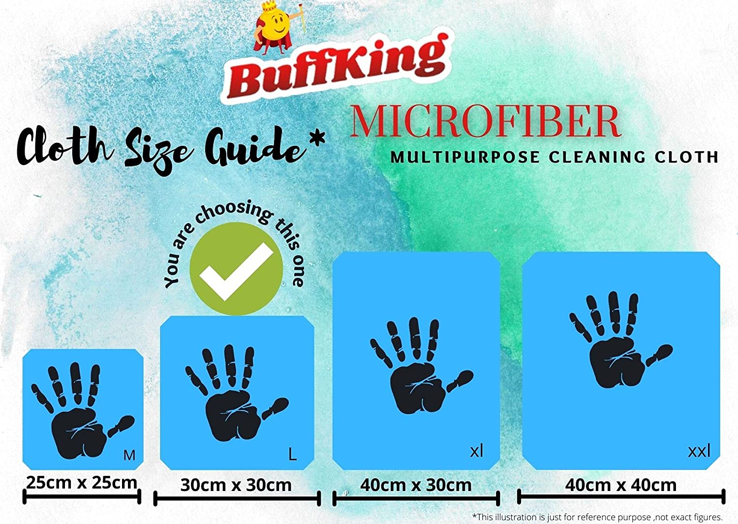 BUFFKING 6 Pcs Sponge Wipe for Cleaning Kitchen Counter Tops